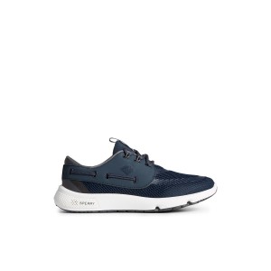 Sperry 7 Sea 3-Eye Sneaker Sneakers Damen Navy | 45ULWKQRS