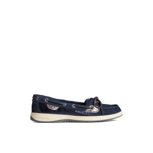 Sperry Angelfish Boat Shoe Bootsschuhe Damen Navy | 58HUZIXTW