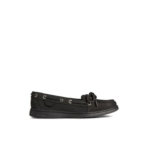 Sperry Angelfish Boat Shoe Bootsschuhe Damen Schwarz | 18ICHJTEQ