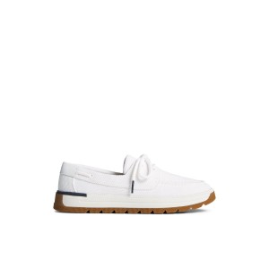 Sperry Augusta Boat Shoe Bootsschuhe Damen Weiß | 01RGFLXSU