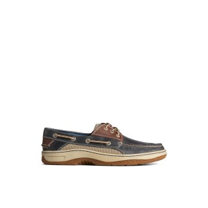 Sperry Billfish 3-Eye Boat Shoe Bootsschuhe Herren Navy | 35OUEMGCR