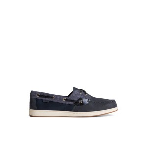 Sperry Coastfish Boat Shoe Bootsschuhe Damen Navy | 32YOTNQIX