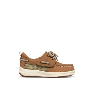 Sperry Fairwater PLUSHWAVE Jr Boat Shoe Bootsschuhe Kinder Beige | 18DIZHVBQ