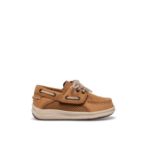 Sperry Gamefish Junior Boat Shoe Bootsschuhe Kinder Dunkelbeige | 07JLMHRQF