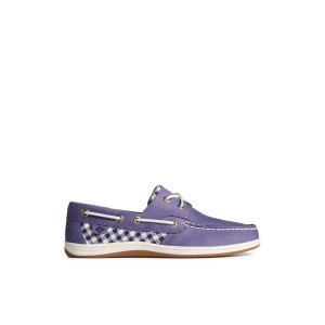 Sperry Koifish Gingham Boat Shoe Bootsschuhe Damen Blau | 87AEDHOLP