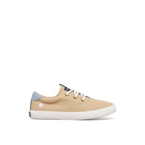 Sperry Spinnaker Washable Sneaker Sneakers Kinder Khaki | 72QNBHSED