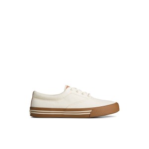 Sperry Striper II Linen CVO Sneaker Sneakers Herren Weiß | 37CHMVLZI