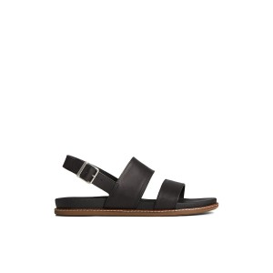 Sperry Waveside PLUSHWAVE Backstrap Sandal Sandalen Damen Schwarz | 26GLCSTNO