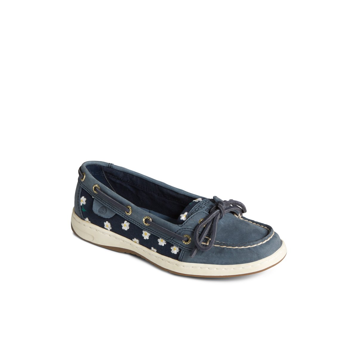 Sperry Angelfish Floral Boat Shoe Bootsschuhe Damen Navy | 16YPXDLMV