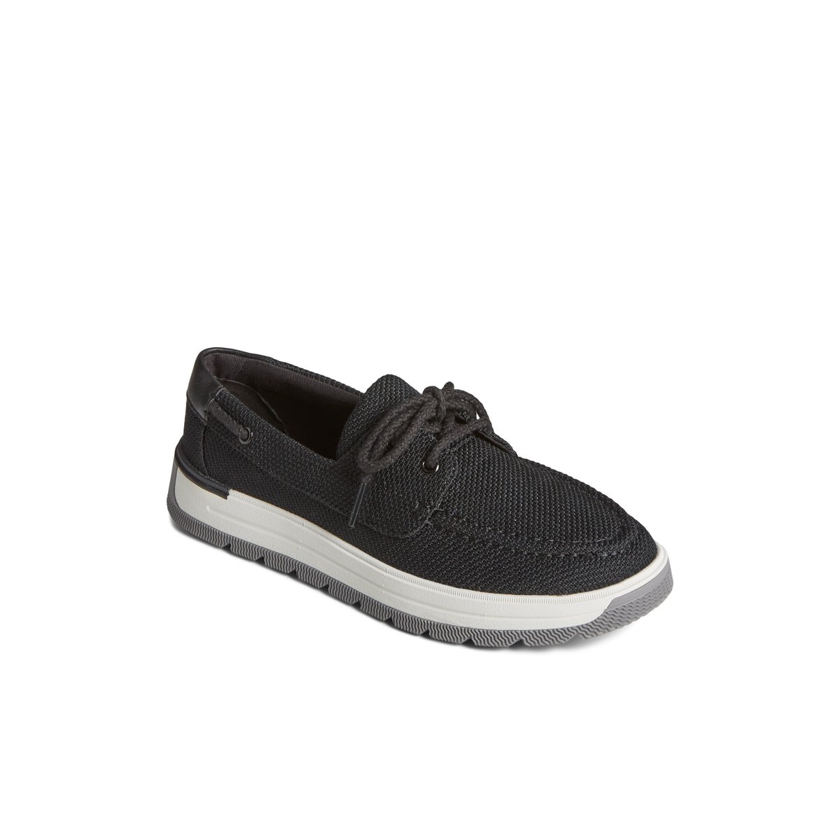 Sperry Augusta Boat Shoe Bootsschuhe Damen Schwarz | 67CRUYIAT