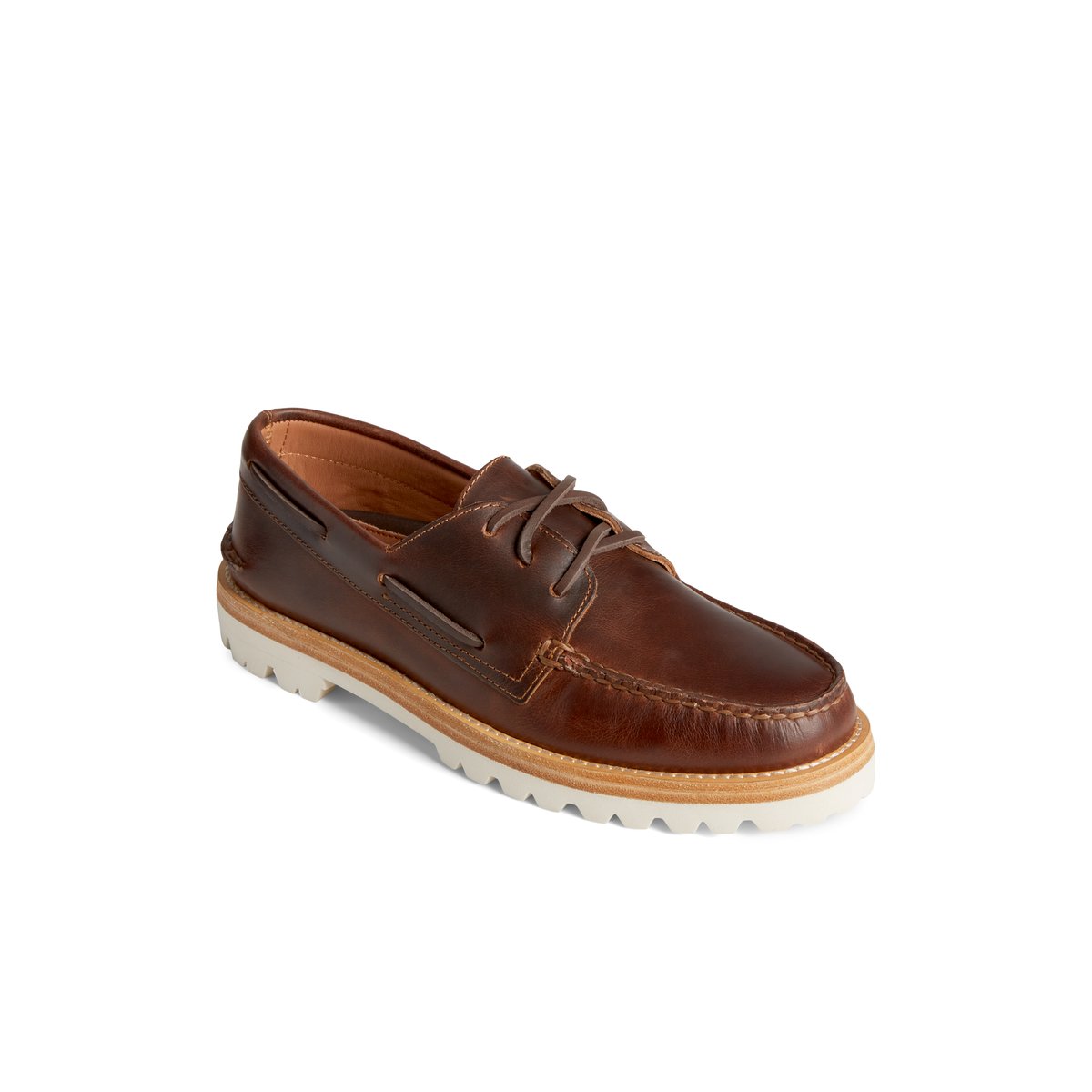 Sperry Authentic Original 3-Eye Vibram Boat Shoe Bootsschuhe Herren Braun | 78PCDSEBJ