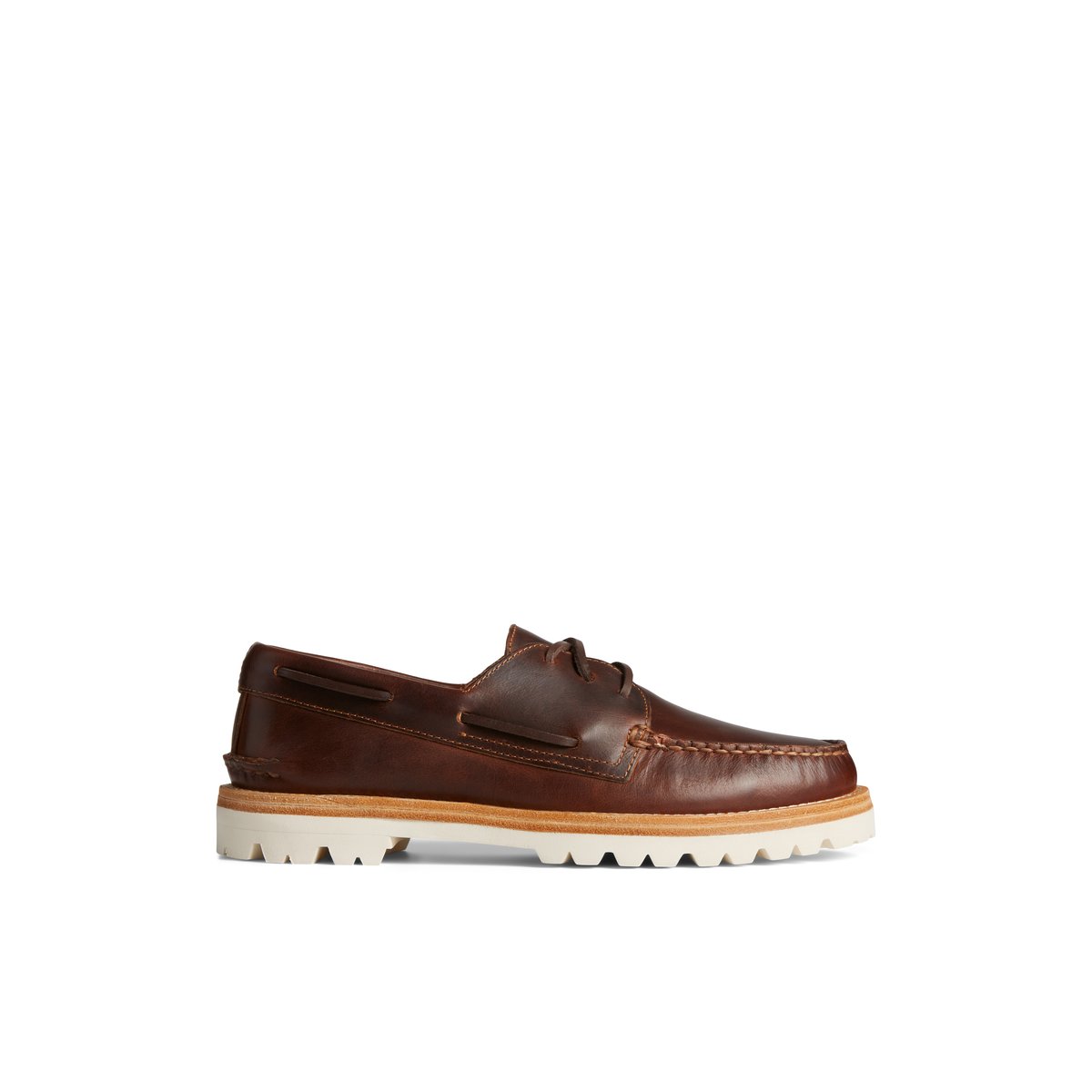 Sperry Authentic Original 3-Eye Vibram Boat Shoe Bootsschuhe Herren Braun | 78PCDSEBJ