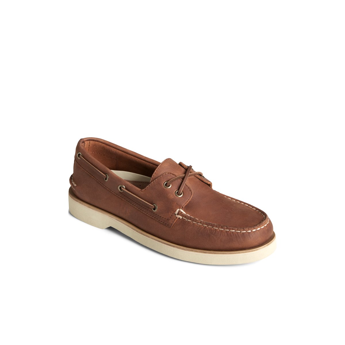 Sperry Authentic Original Double Sole Cross Lace Boat Shoe Bootsschuhe Herren Dunkelbeige | 57PNWTXAE