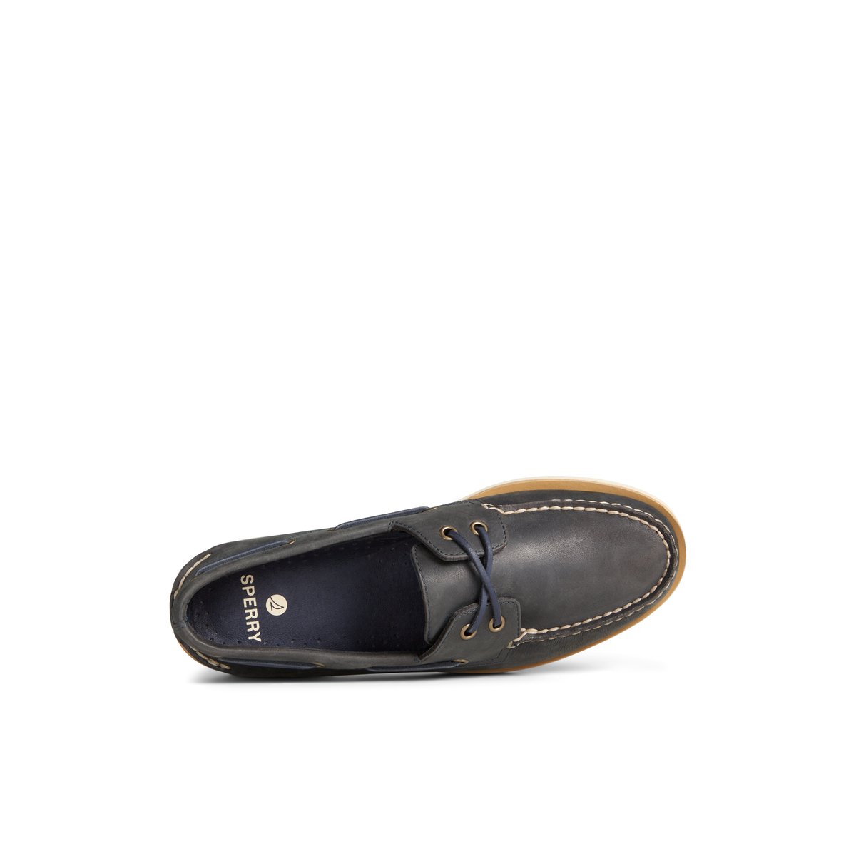 Sperry Authentic Original Double Sole Cross Lace Boat Shoe Bootsschuhe Herren Navy | 32UDYCVQM