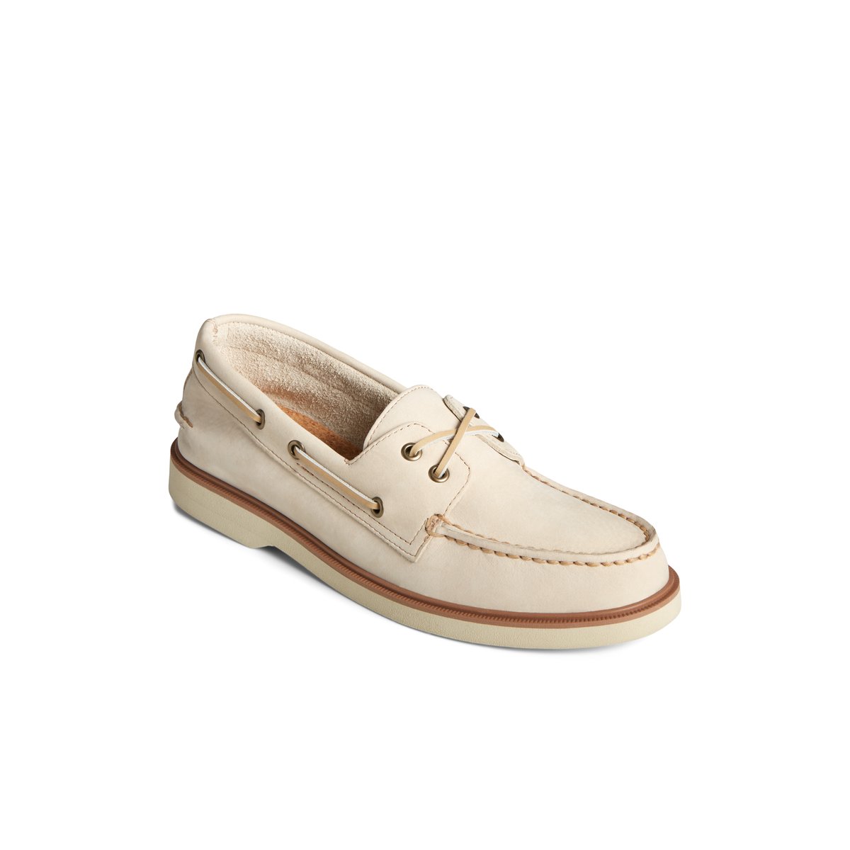 Sperry Authentic Original Double Sole Nubuck Boat Shoe Bootsschuhe Herren Khaki | 26PFSCNZU