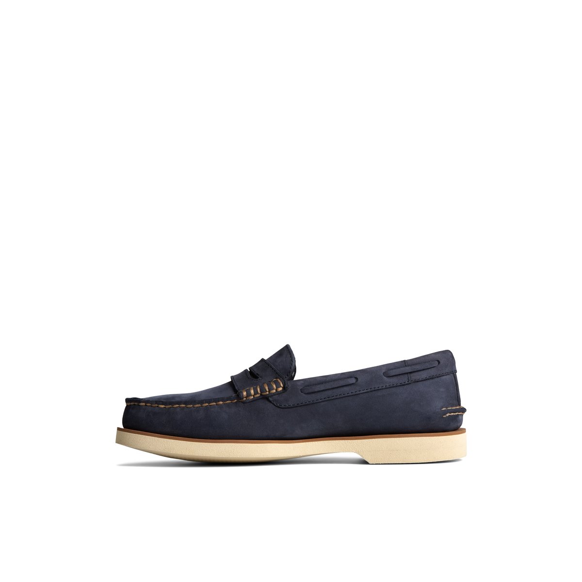 Sperry Authentic Original Double Sole Penny Loafer Halbschuhe Herren Navy | 69HUTCESK