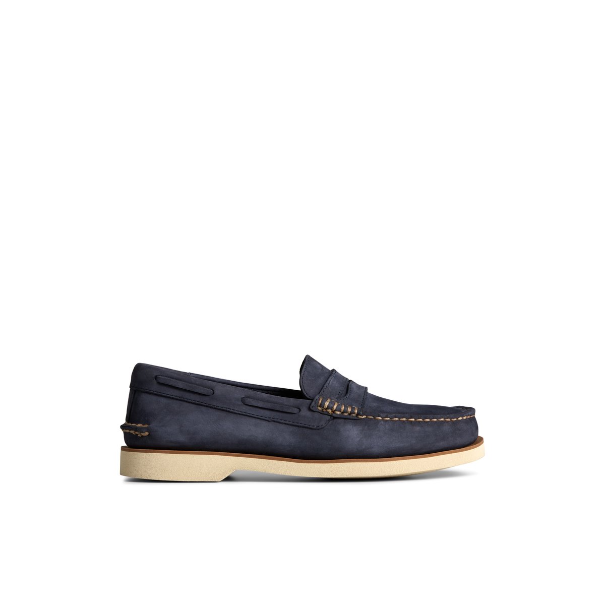 Sperry Authentic Original Double Sole Penny Loafer Halbschuhe Herren Navy | 69HUTCESK