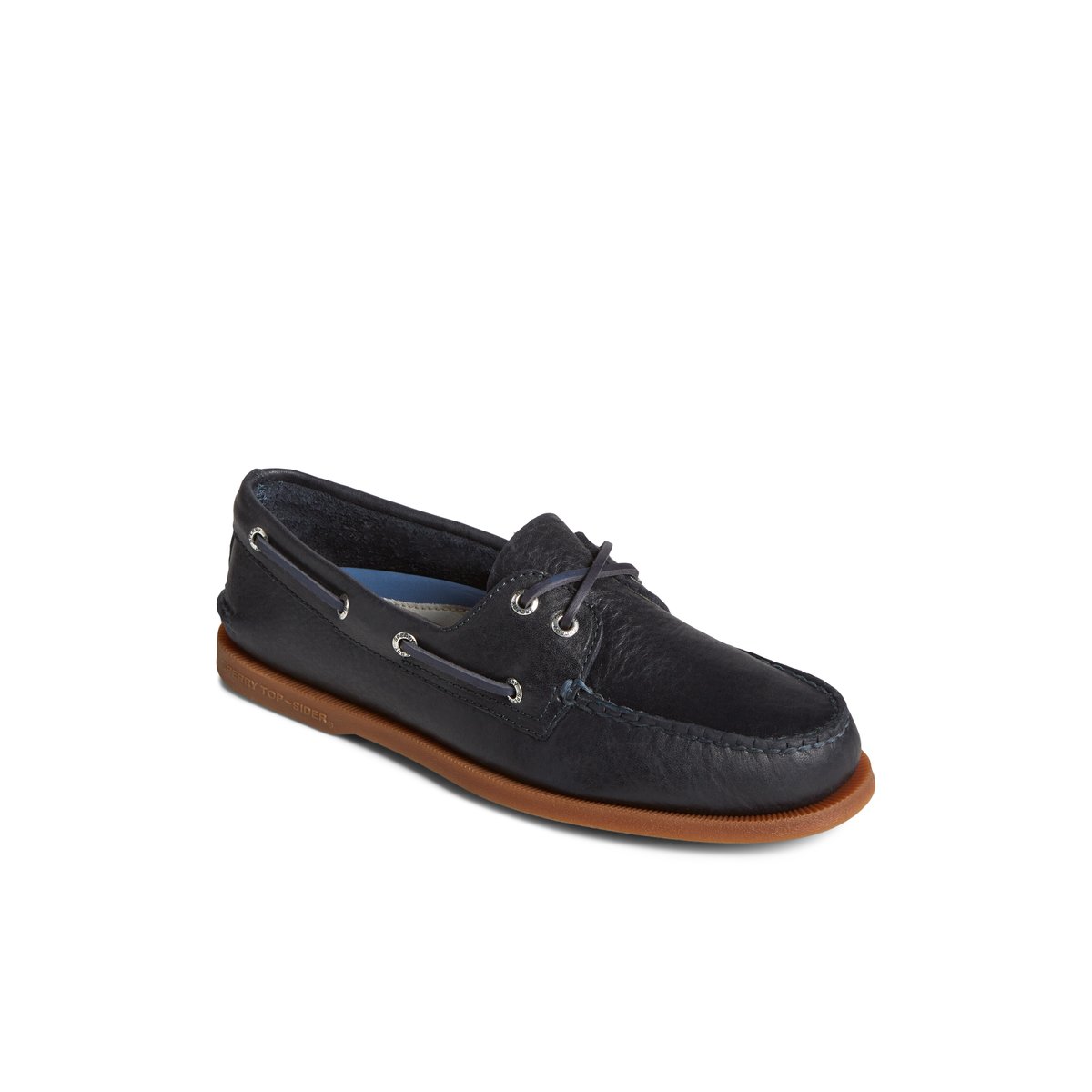 Sperry Authentic Original Pull Up Leather Boat Shoe Bootsschuhe Herren Navy | 95UIGJSOT