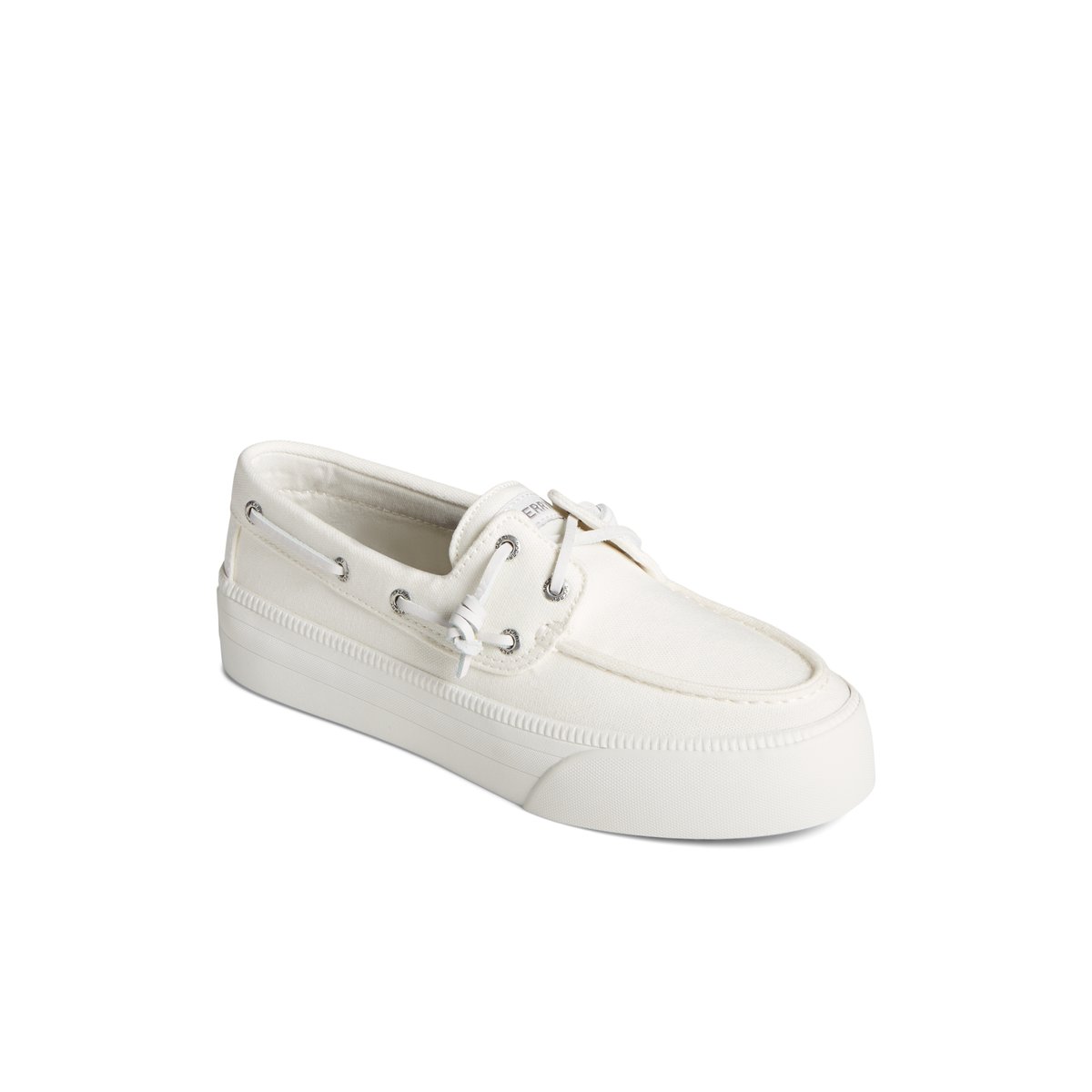 Sperry Bahama 3.0 Platform Sneaker Bootsschuhe Damen Weiß | 83BKRNAGU