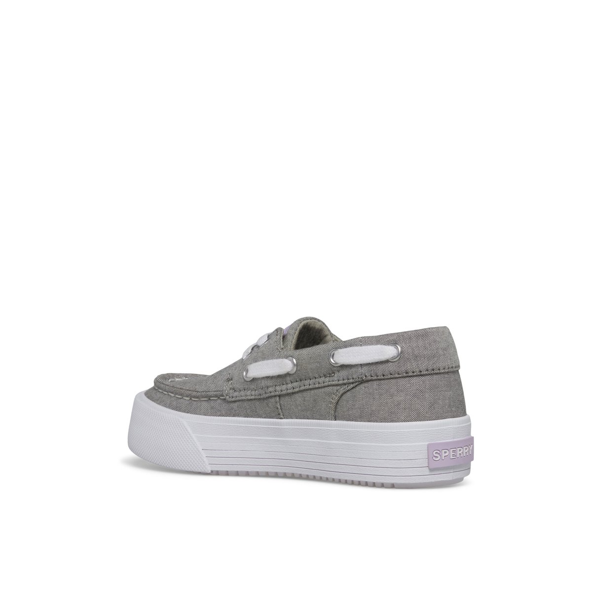 Sperry Bahama Platform Sneaker Sneakers Kinder Grau | 57IMSAXRB