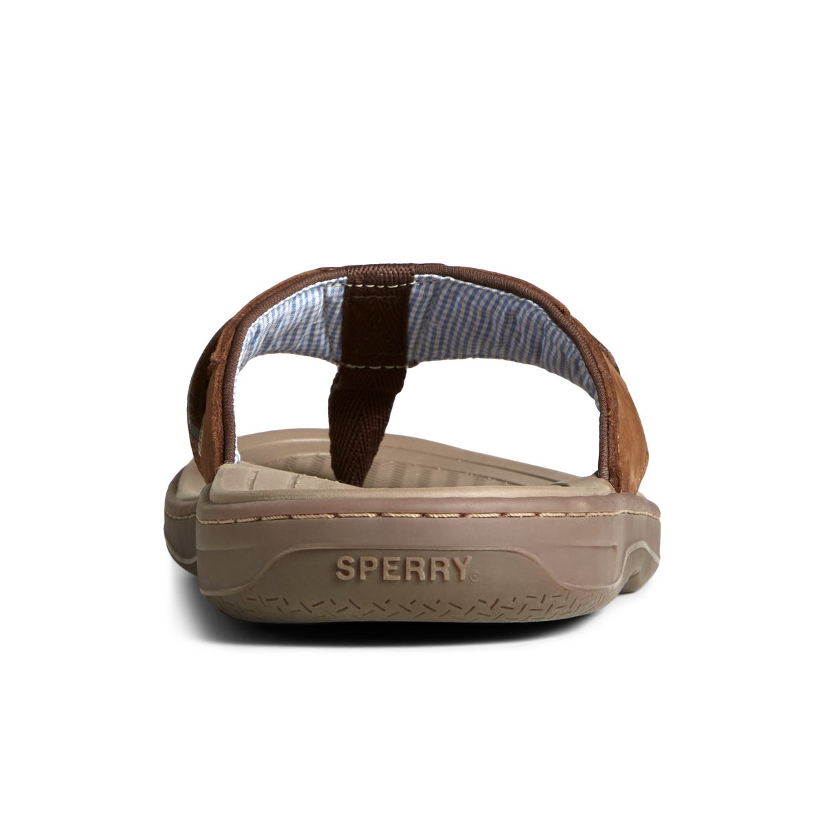 Sperry Baitfish Leather Flip Flop Sandalen Herren Braun | 42FSNLXCY