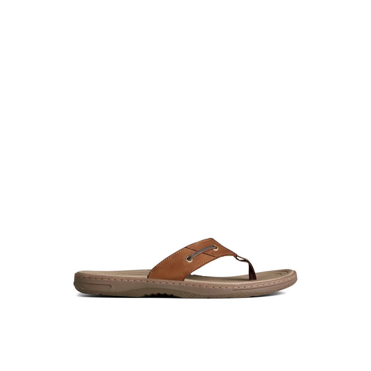 Sperry Baitfish Leather Flip Flop Sandalen Herren Braun | 42FSNLXCY