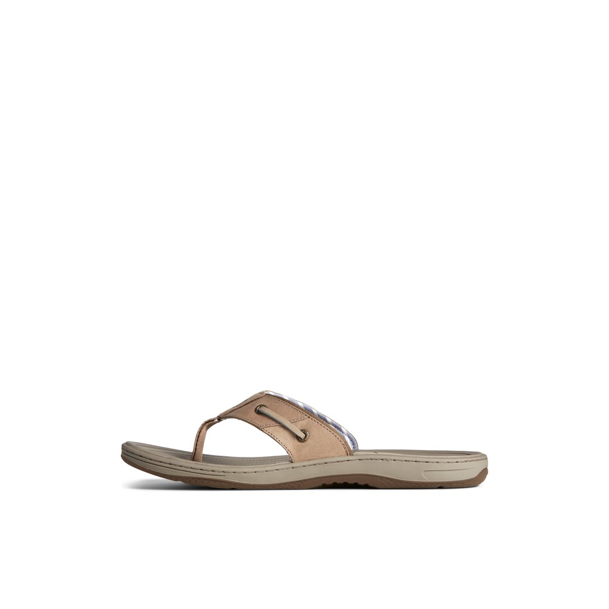 Sperry Baitfish Leather Flip Flop Sandalen Herren Beige | 17LSHRIJF