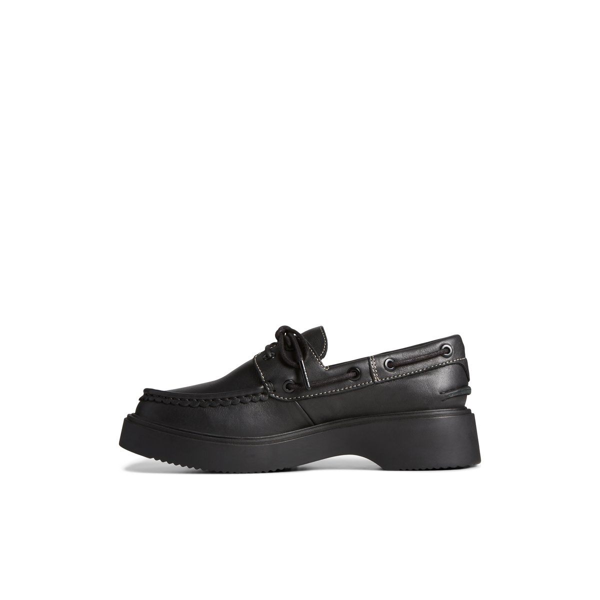 Sperry Bayside Boat Shoe Bootsschuhe Damen Schwarz | 76LRJNKAO