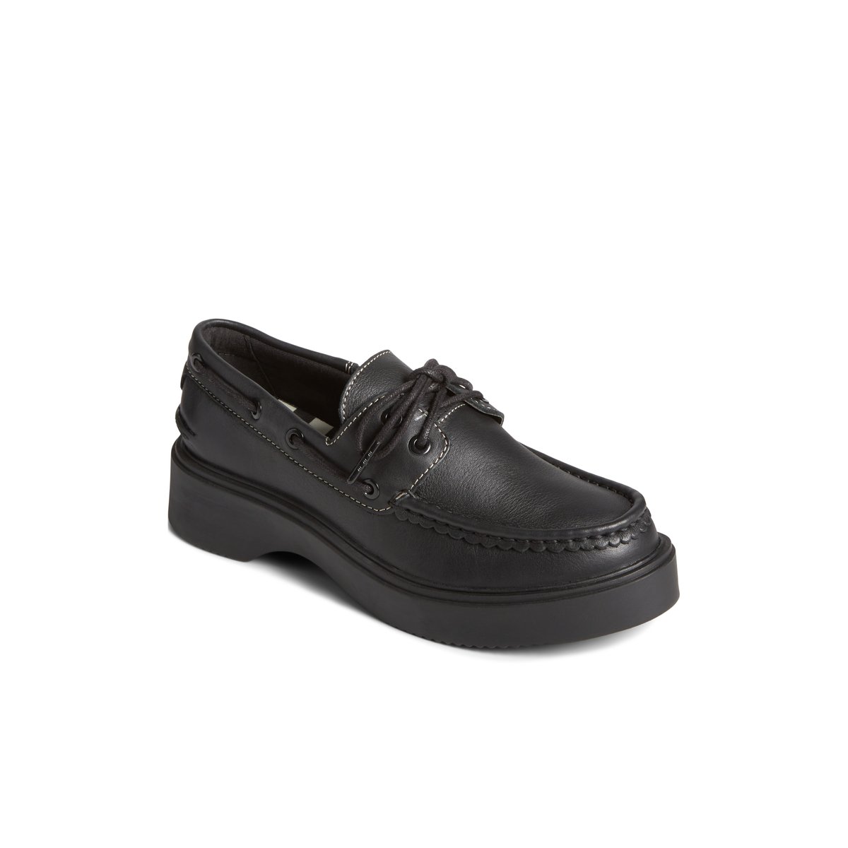 Sperry Bayside Boat Shoe Bootsschuhe Damen Schwarz | 76LRJNKAO