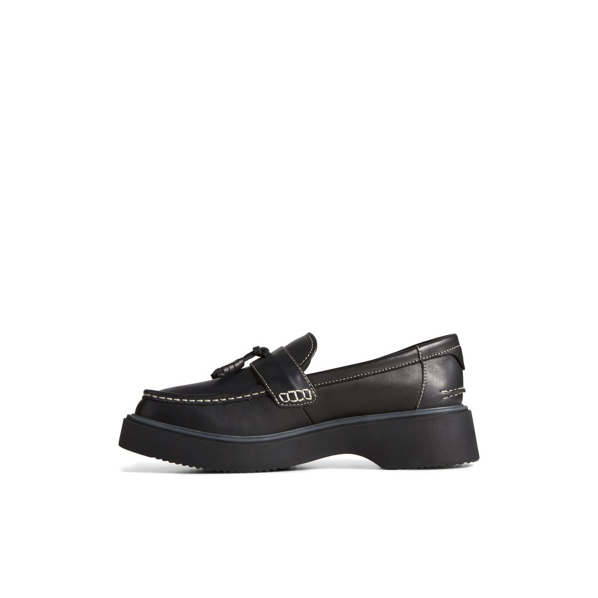 Sperry Bayside Loafer Halbschuhe Damen Schwarz | 07NPAXSKL