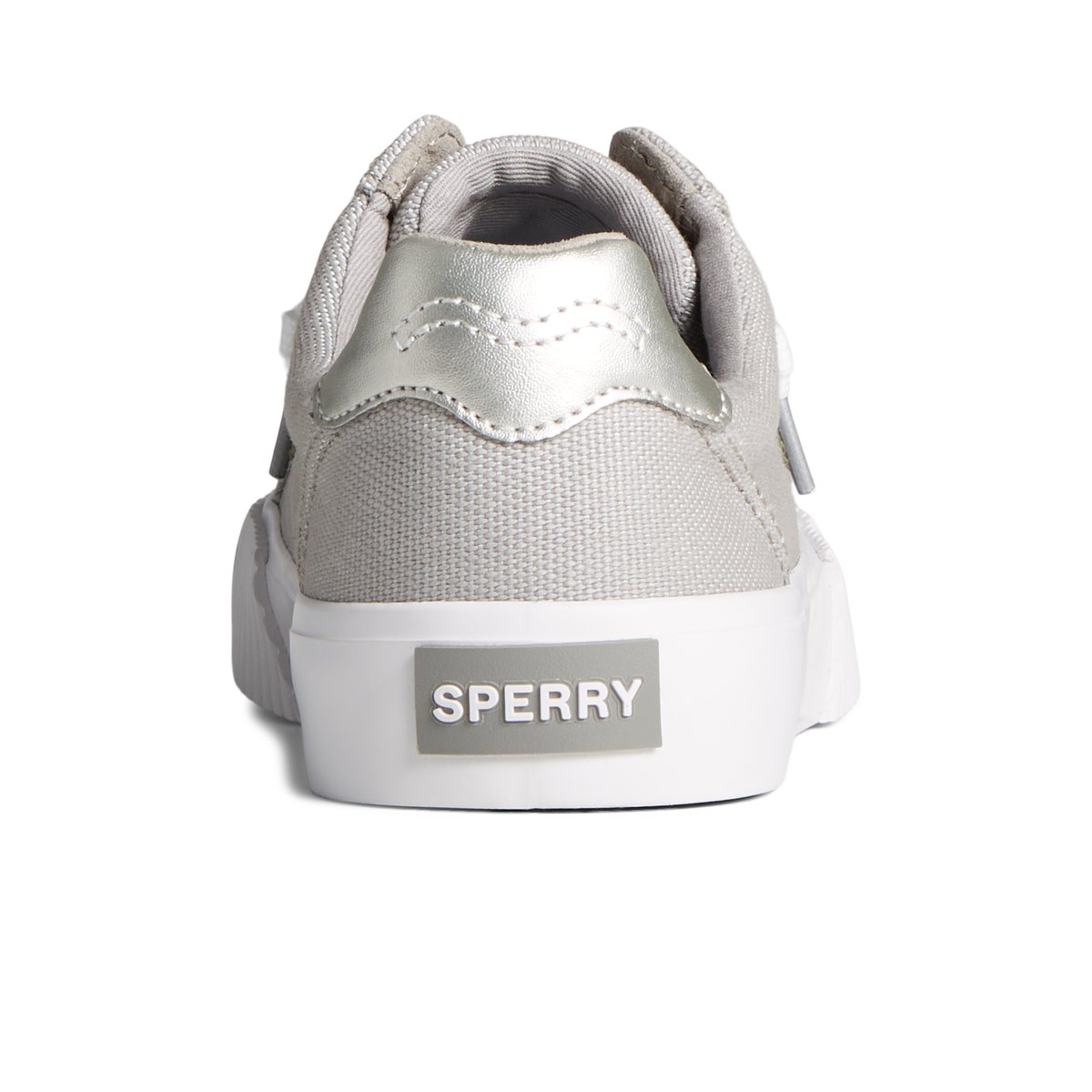 Sperry Bermuda Metallic Sneaker Sneakers Damen Grau | 76ZVUMATG