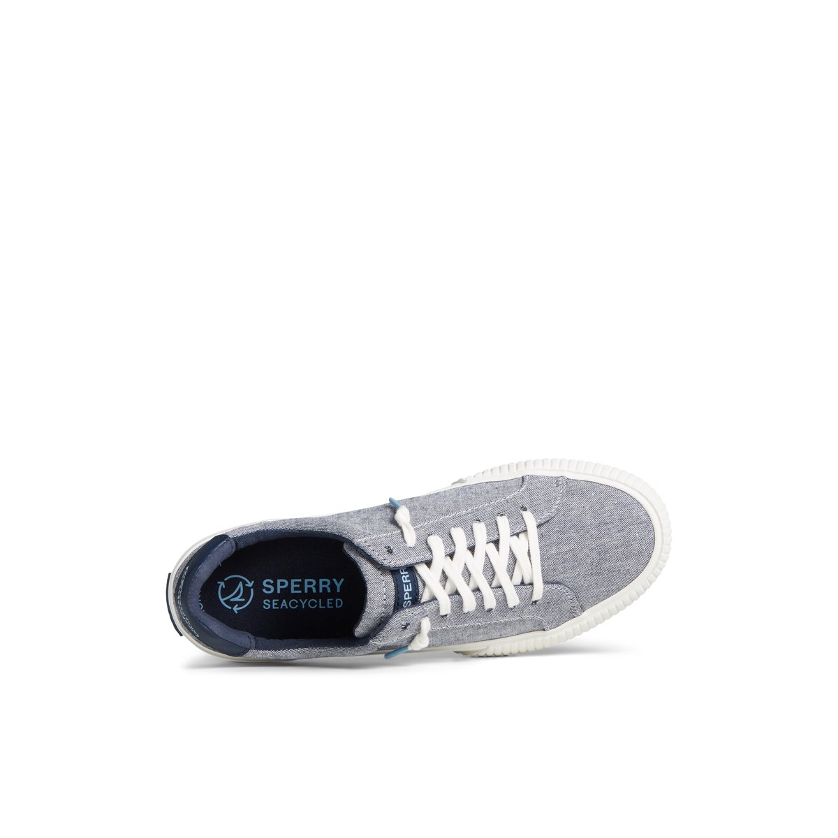 Sperry Bermuda SeaCycled Canvas Sneaker Sneakers Damen Navy | 67CFVWSTU