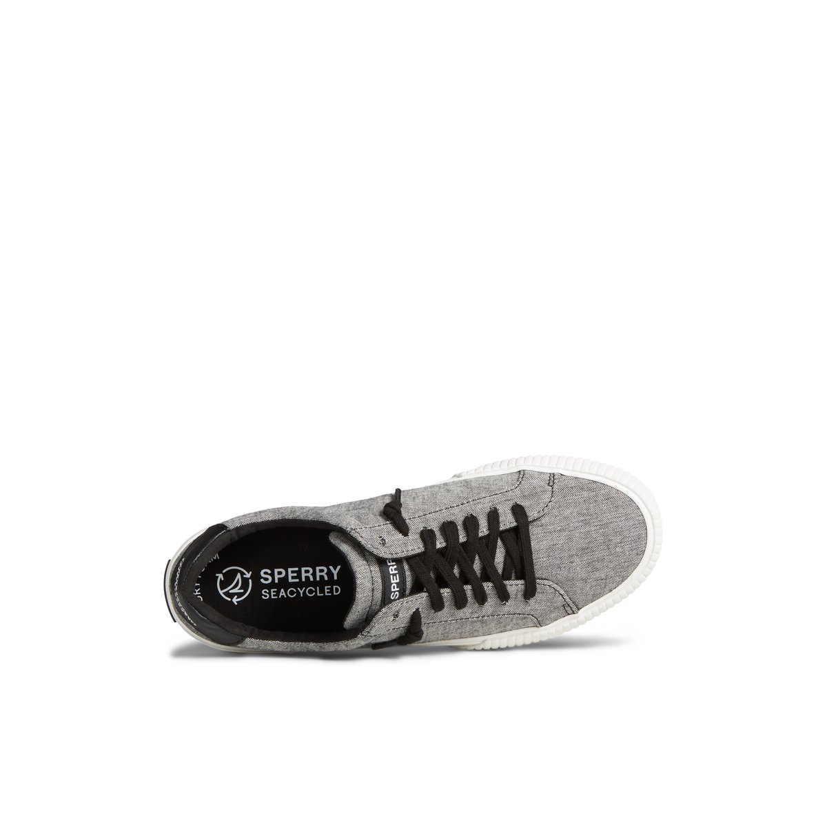 Sperry Bermuda SeaCycled Canvas Sneaker Sneakers Damen Schwarz | 29CPUKEZD