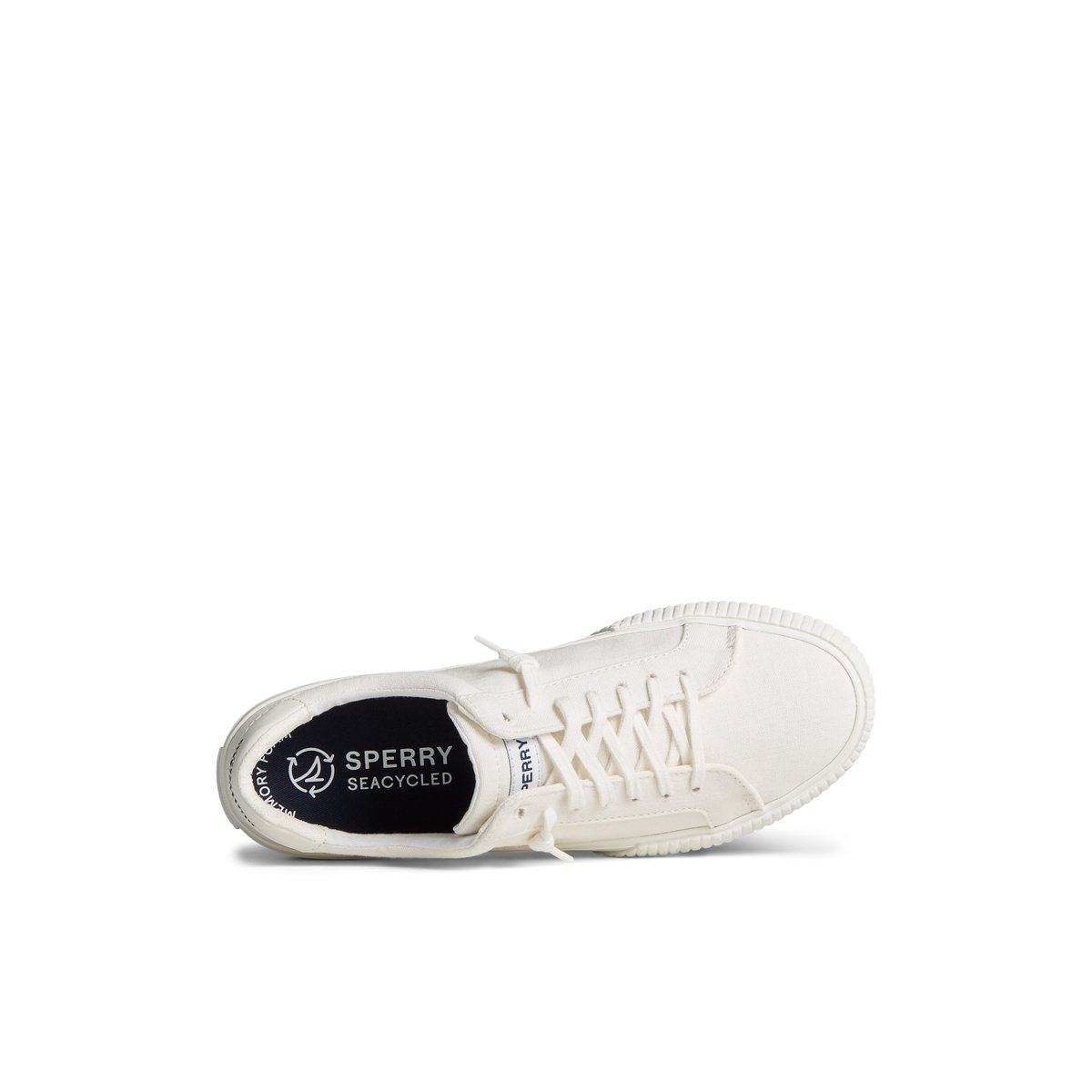 Sperry Bermuda SeaCycled Canvas Sneaker Sneakers Damen Weiß | 03IQMCBHX