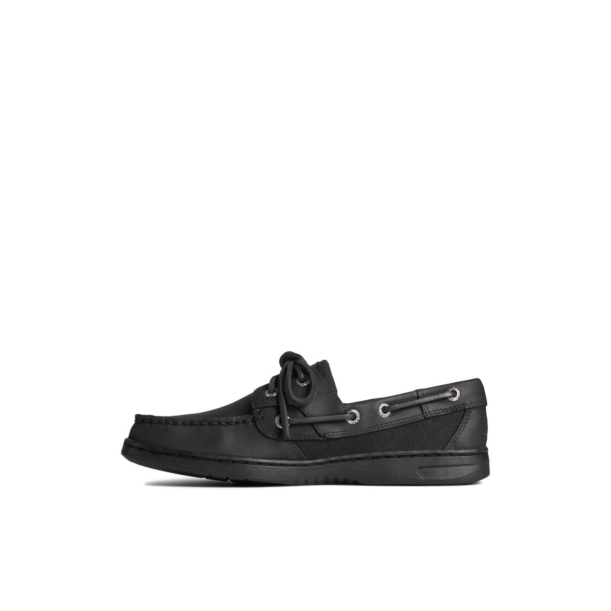 Sperry Bluefish 2-Eye Boat Shoe Bootsschuhe Damen Schwarz | 25RABZWGE