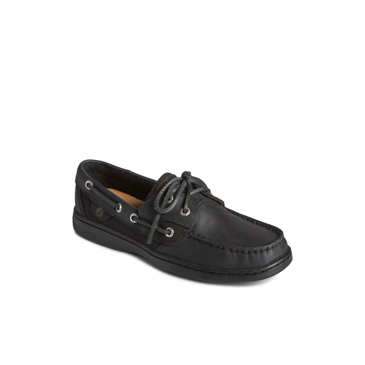 Sperry Bluefish 2-Eye Boat Shoe Bootsschuhe Damen Schwarz | 25RABZWGE