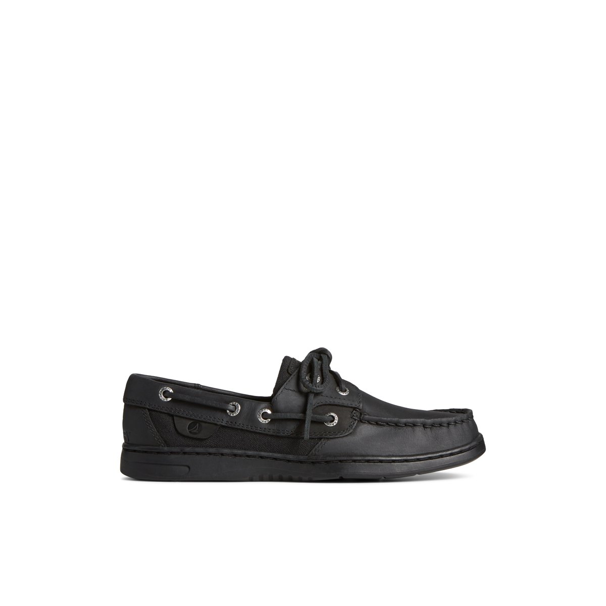 Sperry Bluefish 2-Eye Boat Shoe Bootsschuhe Damen Schwarz | 25RABZWGE