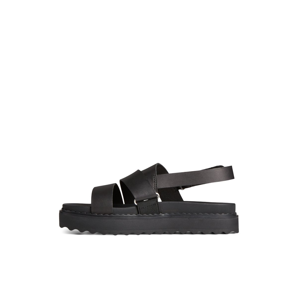 Sperry Cami Flatform Sandal Sandalen Damen Schwarz | 72MHZRNGS