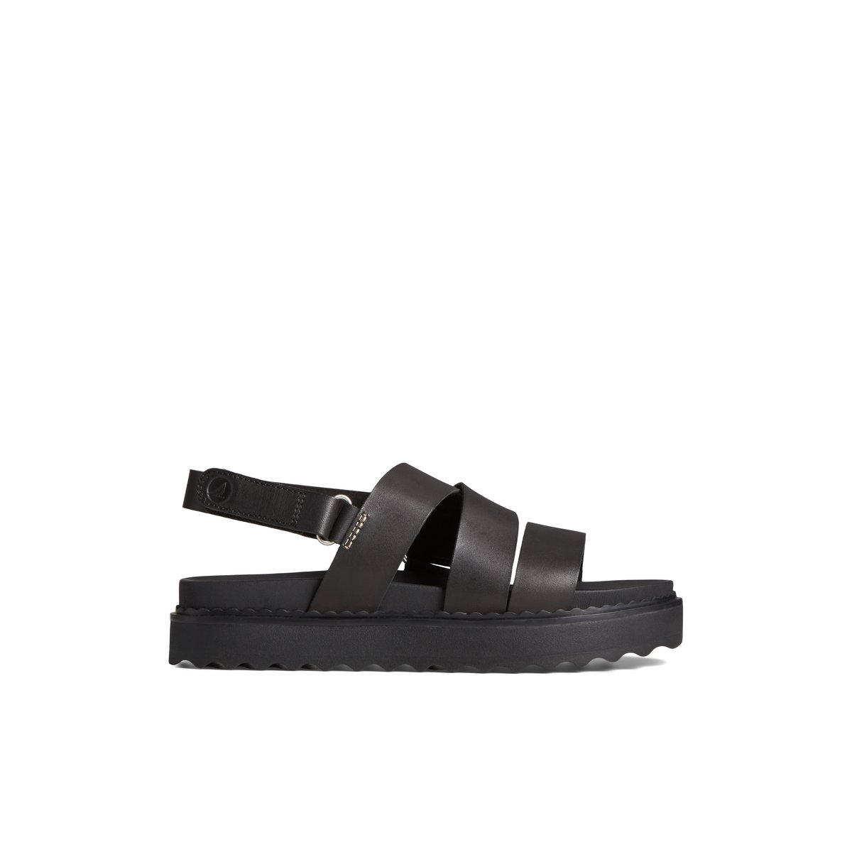 Sperry Cami Flatform Sandal Sandalen Damen Schwarz | 72MHZRNGS