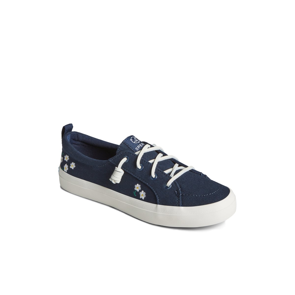 Sperry Crest Vibe Floral Sneaker Sneakers Damen Navy | 53THBYFNL