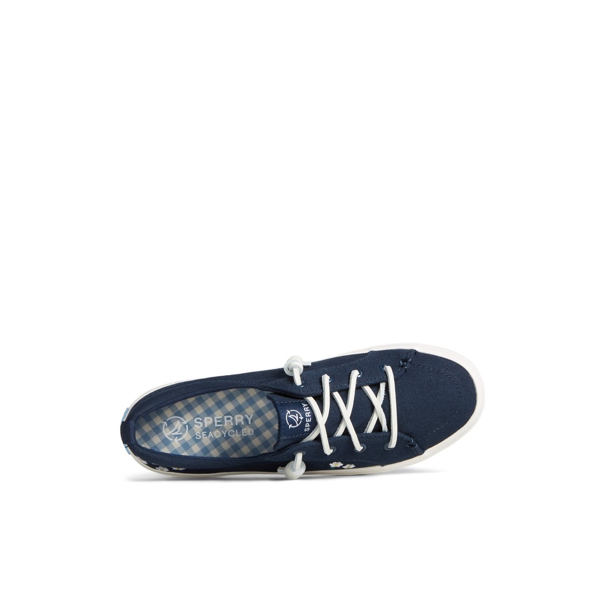 Sperry Crest Vibe Floral Sneaker Sneakers Damen Navy | 53THBYFNL