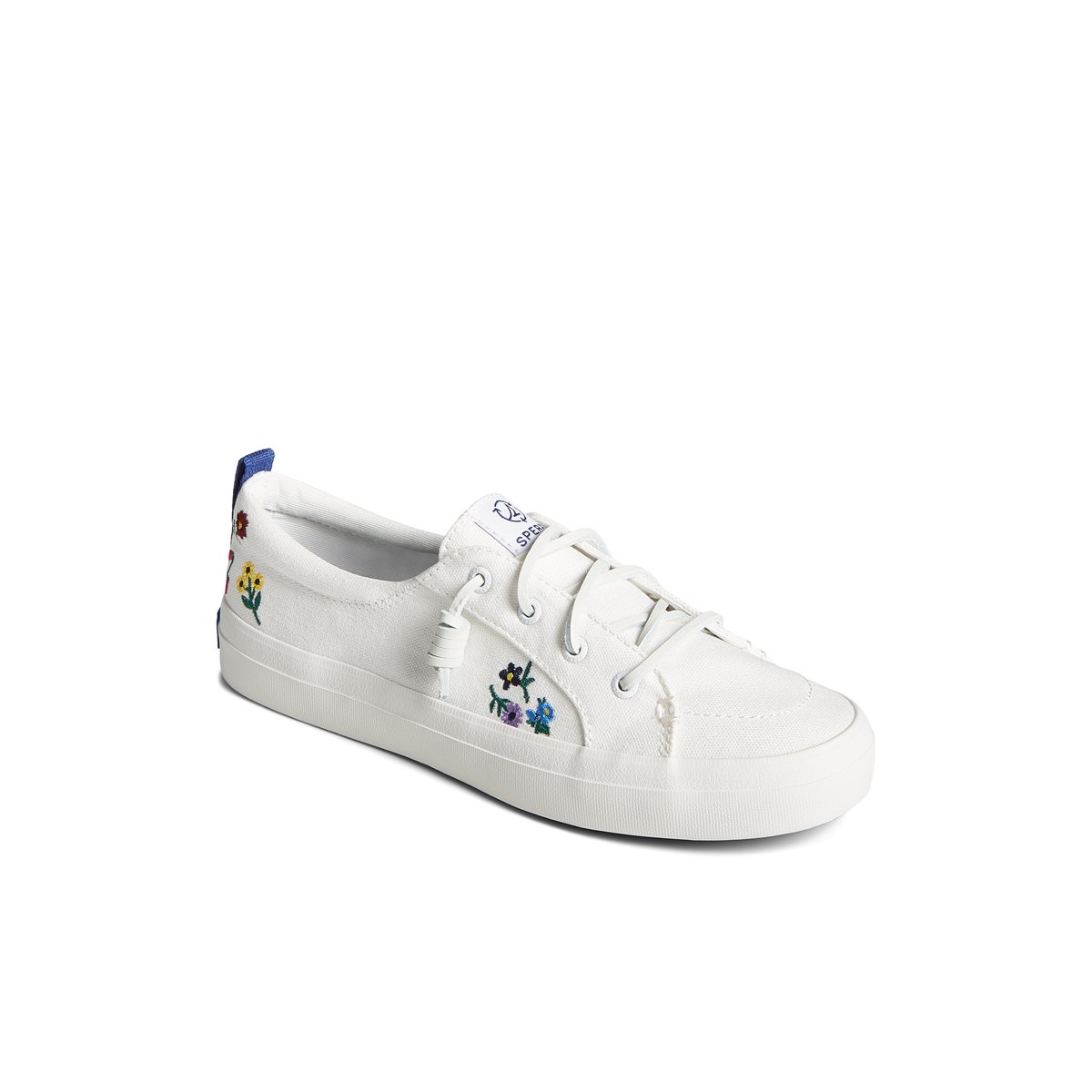 Sperry Crest Vibe Floral Sneaker Sneakers Damen Weiß | 49PIFQNSB