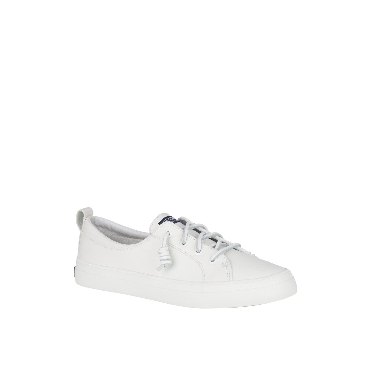 Sperry Crest Vibe Leather Sneaker Sneakers Damen Weiß | 68AENMJHX