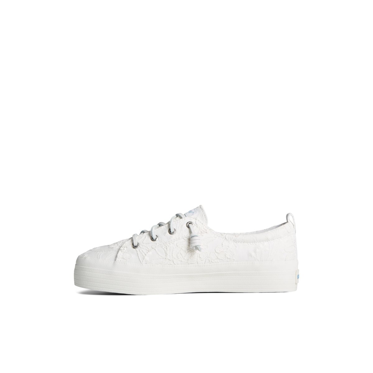 Sperry Crest Vibe Platform Lace Platform Sneaker Sneakers Damen Weiß | 42TUALXQI