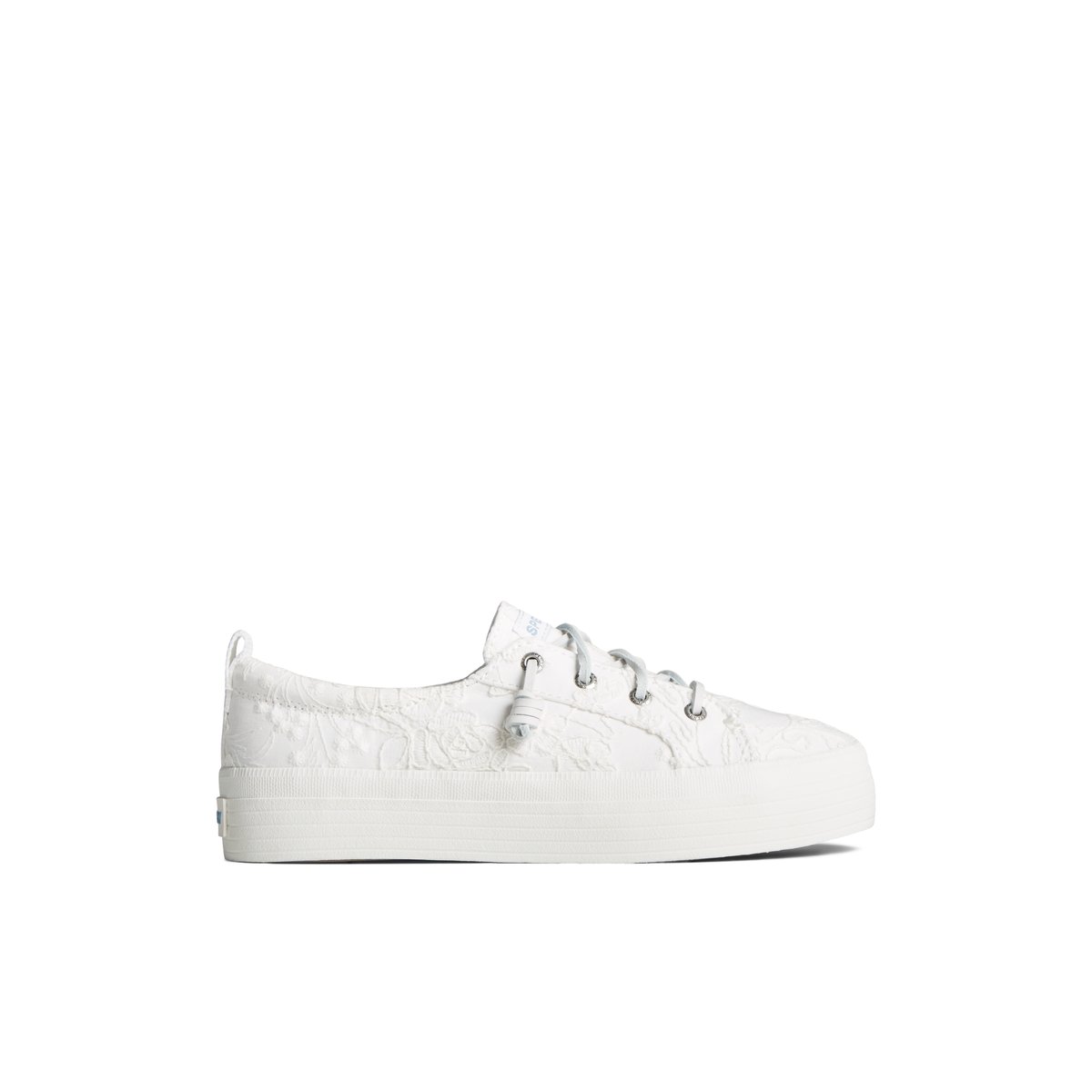 Sperry Crest Vibe Platform Lace Platform Sneaker Sneakers Damen Weiß | 42TUALXQI