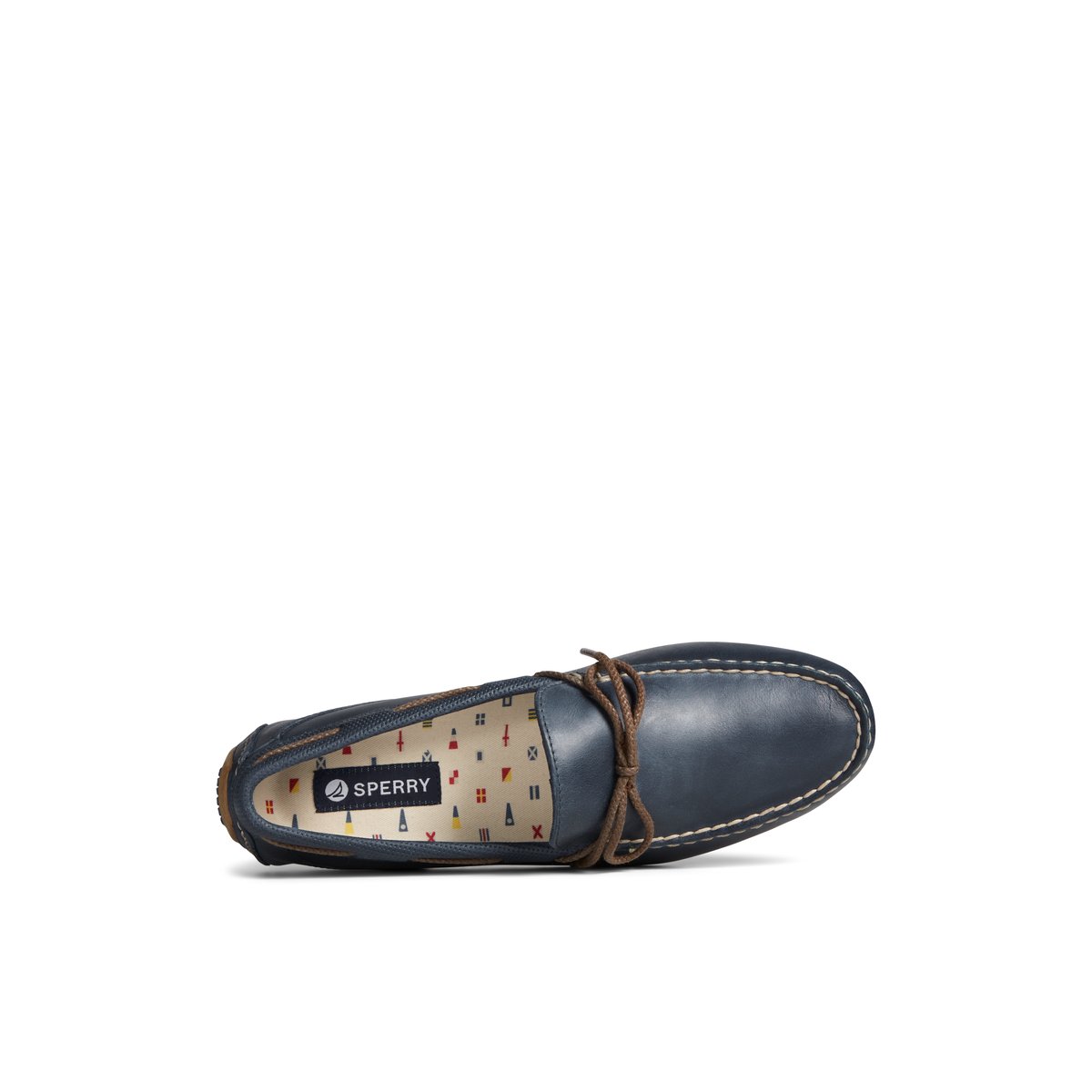 Sperry Davenport Deboss Leather 1-Eye Driver Mokassins Herren Navy | 72RGJWZAC