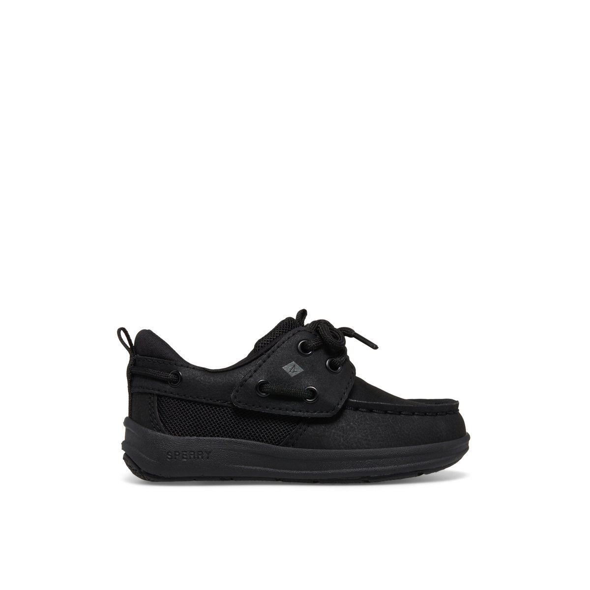 Sperry Fairwater PLUSHWAVE Jr Boat Shoe Bootsschuhe Kinder Schwarz | 52CSEGNLR