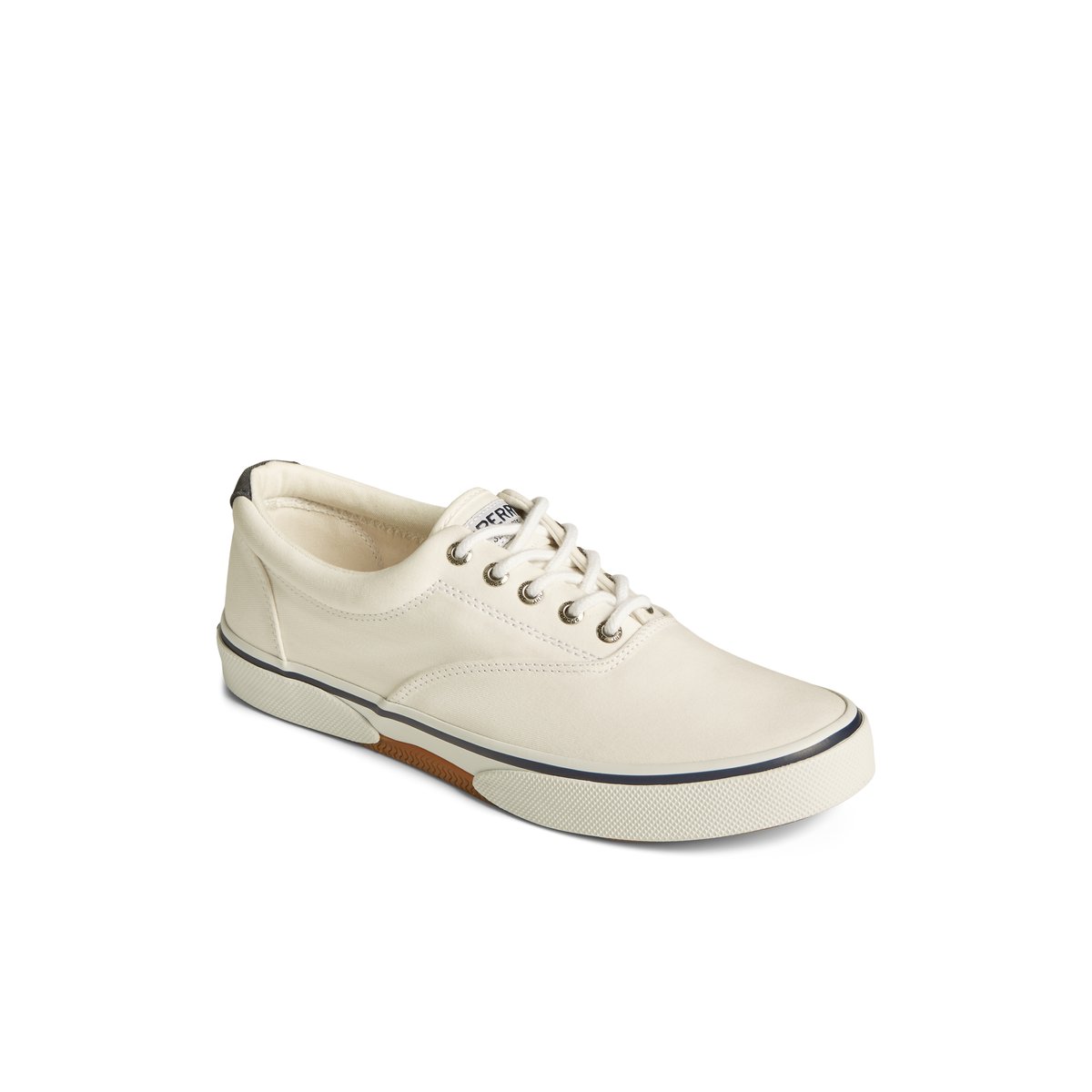 Sperry Halyard CVO Salt Washed Sneaker Sneakers Herren Weiß | 91EMLWBFP