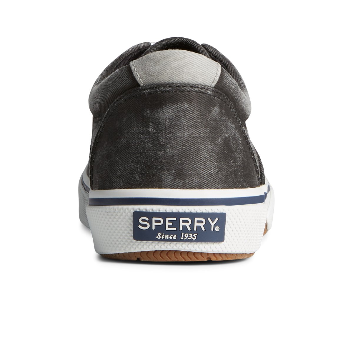 Sperry Halyard CVO Salt Washed Sneaker Sneakers Herren Schwarz | 84ACHFZTY