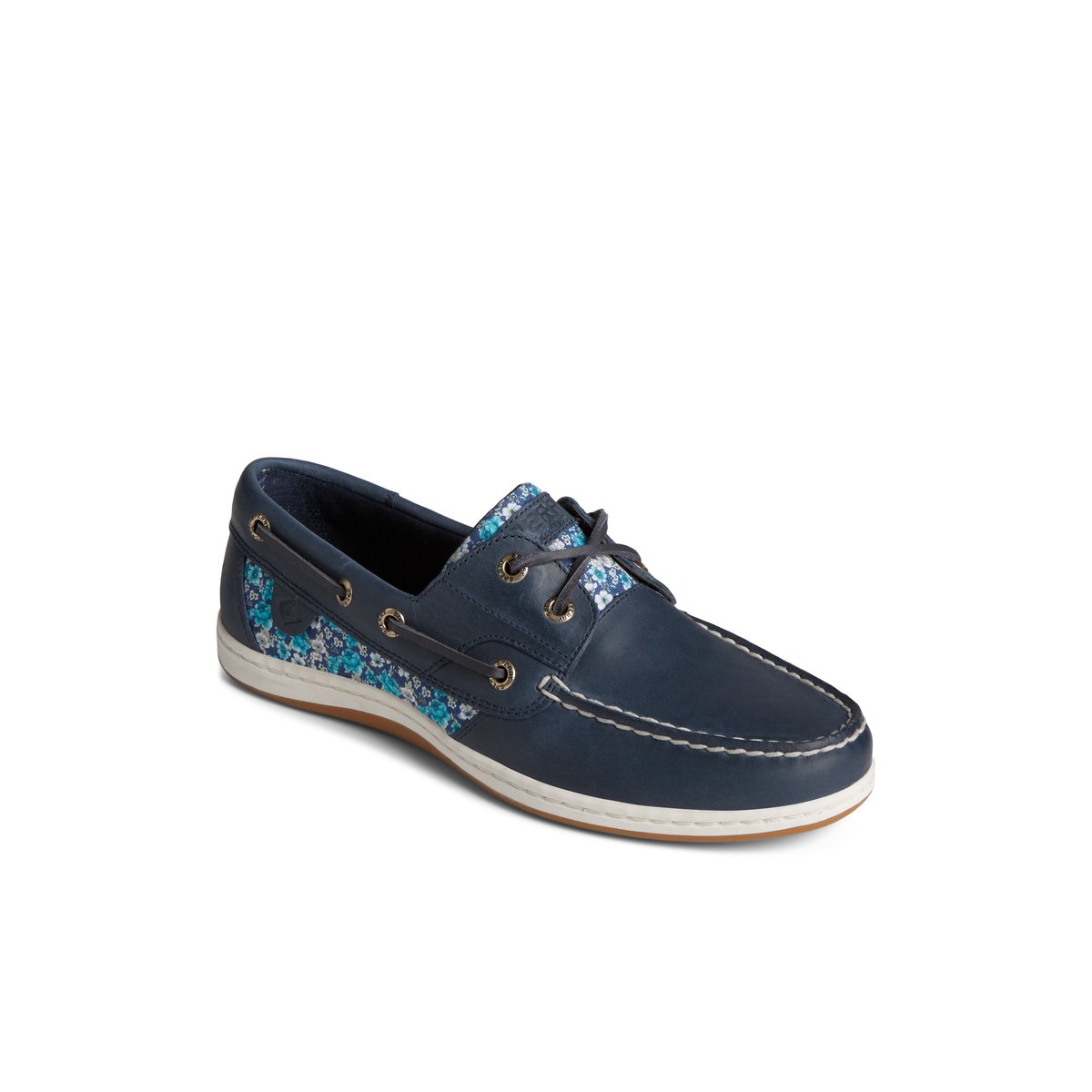 Sperry Koifish Floral Boat Shoe Bootsschuhe Damen Navy | 47MROQUEB